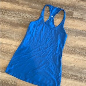 BLUE COOL RACERBACK SIZE 6 LULULEMON